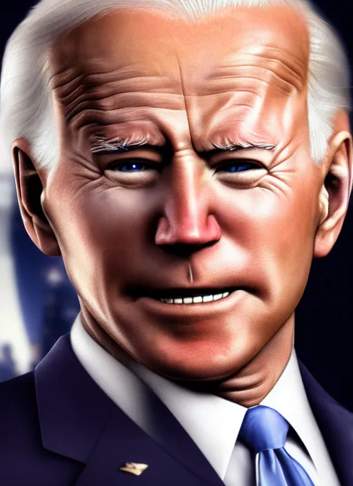 Image similar to a full portrait photo of biden in final fantasy ix style, f / 2 2, 3 5 mm, 2 7 0 0 k, lighting, perfect faces, award winning photography.