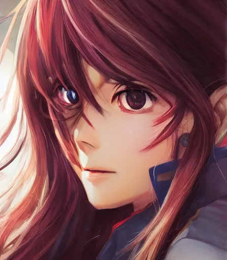 Prompt: An anime portrait of Mitsuri Kanroji, by Stanley Artgerm Lau, WLOP, Rossdraws, James Jean, Andrei Riabovitchev, Marc Simonetti, and Sakimichan, tranding on artstation