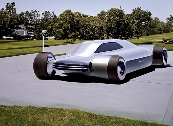 Image similar to self driving concept car by harley earl