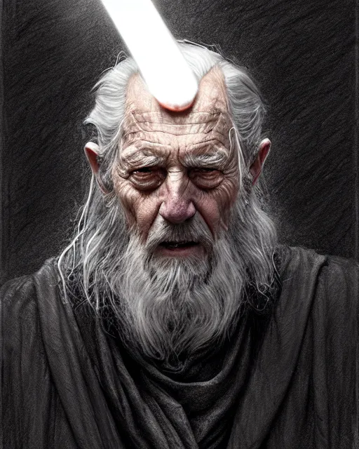 Prompt: a elderly wizard casting a black fireball | | pencil sketch, realistic shaded, fine details, realistic shaded lighting poster by greg rutkowski, magali villeneuve, artgerm, jeremy lipkin and michael garmash and rob rey