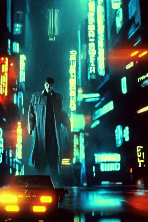 Image similar to cinematic bladerunner scenes