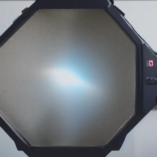 Image similar to DSLR still of a prism taking in white light on one side and splitting it into fire water wind and earth, 8k