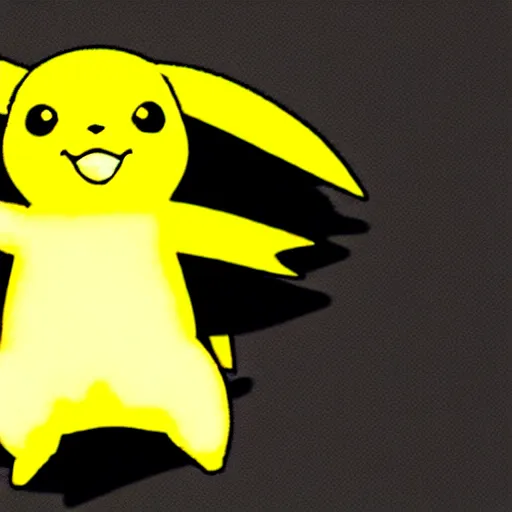 Image similar to a cloud in the shape of pikachu