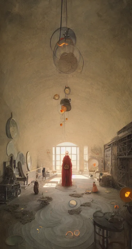 Image similar to of augean stables, imperil, digital painting by greg rutkowski, hilma af klint, moebius, victo ngai, sharp focus, global illumination, highly detailed, masterpiece, award winning, post processing