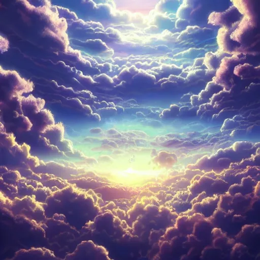 Prompt: beautiful surreal scenery artwork pixiv. gigantic architectural modern design node network of cloud computing soul dust. unthinkable dream cloud computer vast expanding lush worldly infinites. sublime god lighting, sun rays, cold colors. insanely detailed, artstation!! pixiv!! infinitely detailed
