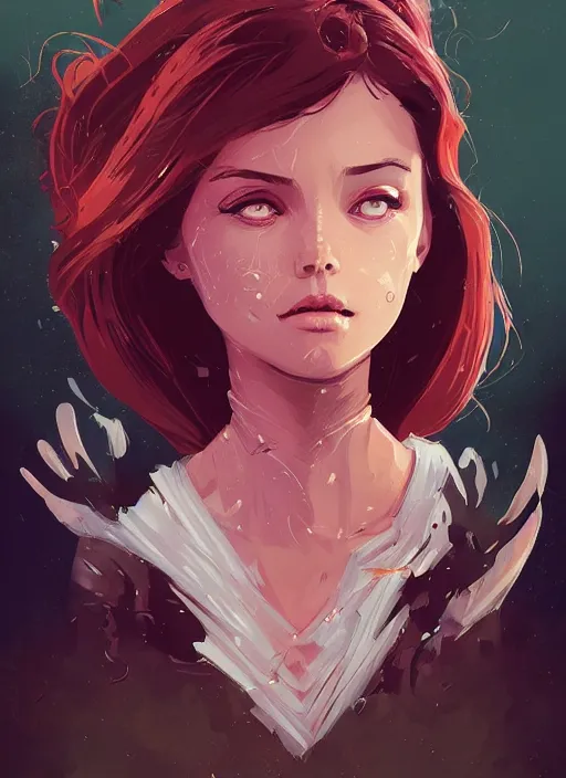 Image similar to portrait of beautifull angel maiden, cute face. dark fantasy, d & d, artstation, art by petros afshar, tom whalen, laurie greasley and greg rutkowski and ilya kuvshinov