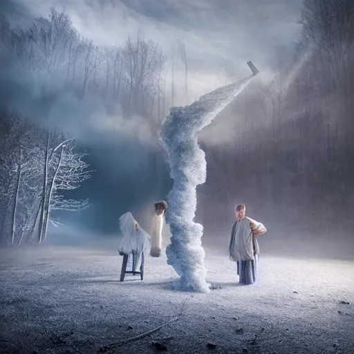 Image similar to Editorial Masterpiece Illusion Arcane, crystalline Magical fire by Erik Johansson, perfect crisp light