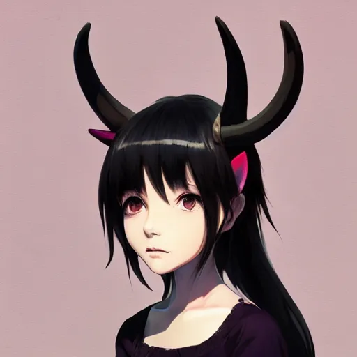 how to draw anime horns