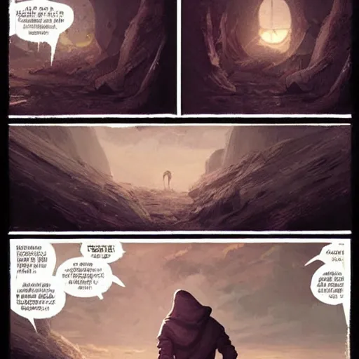 Image similar to a man in a black hoodie coming back home from a portal through the multiverse, vintage comic, greg rutkowski