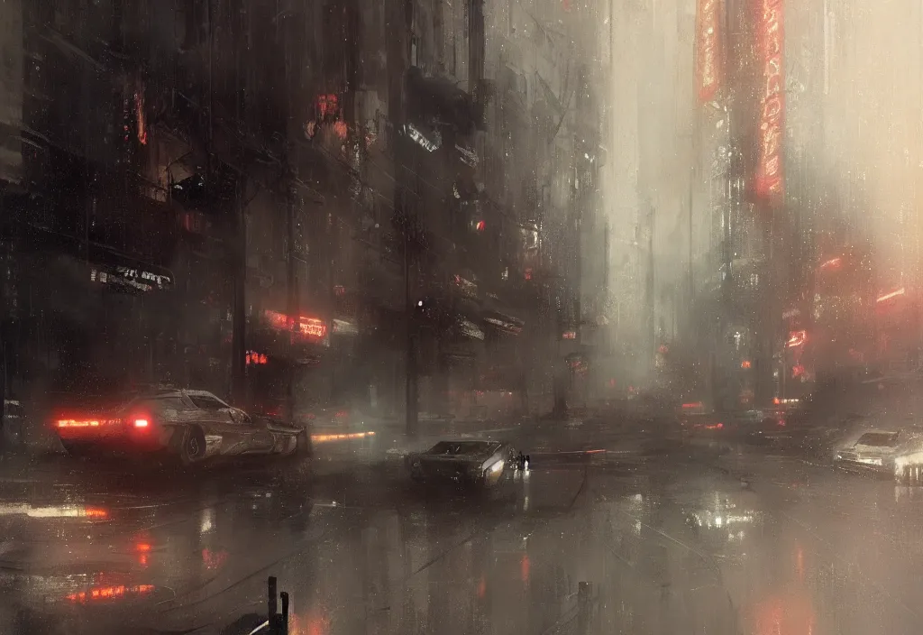 Image similar to bladerunner 2 0 4 9, by greg rutkowski, by jeremy mann, digital painting