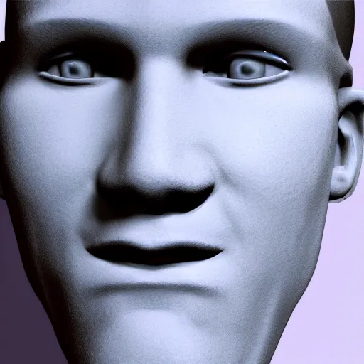 Image similar to of poorly rendered 3 d face