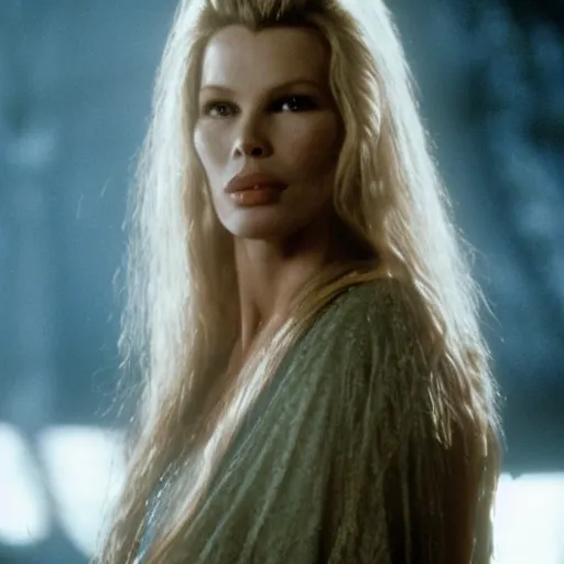 Prompt: kim basinger as galadriel