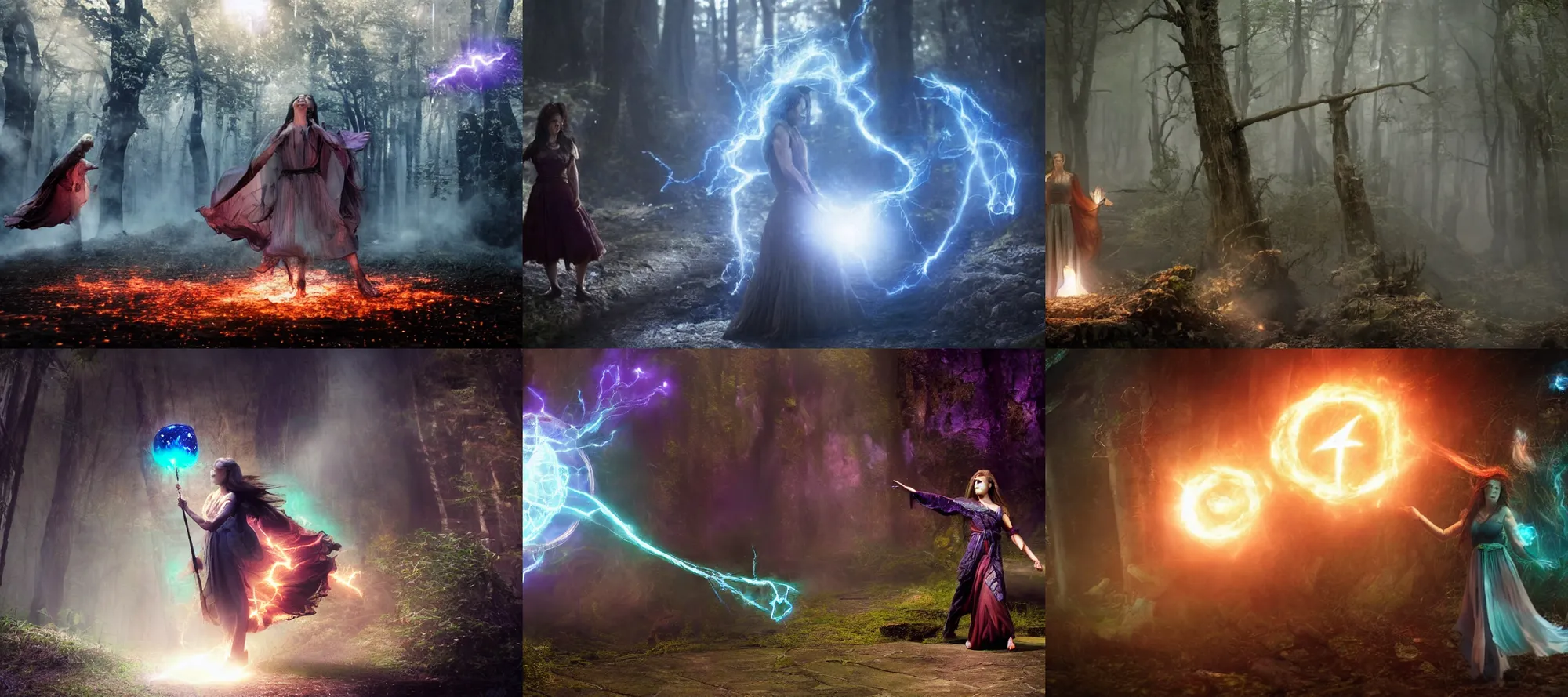 Prompt: arcane magic, mystical energy, channeling mana, movie still, vfx shot, special effects, hd, 8 k, insanely detailed, very high - quality