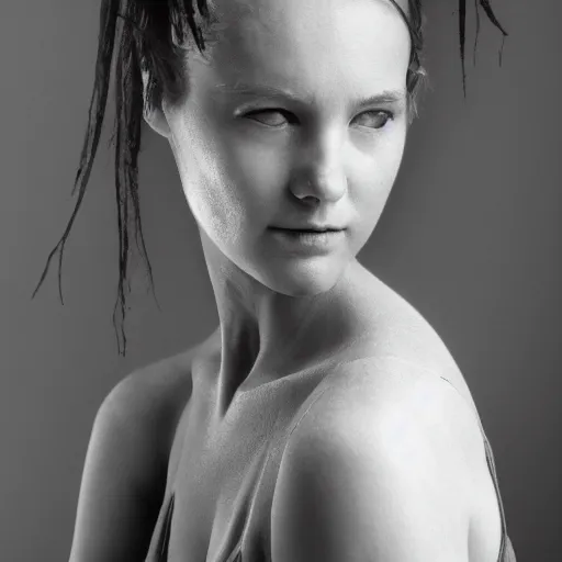 Prompt: photo of a beautiful girl in the style of mark seliger