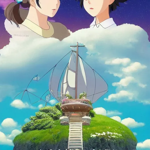 Prompt: dream made by studio ghibli, detailed, high quality, 8 k, smooth