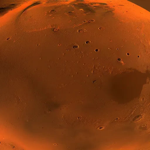 Prompt: Surface image of Mars
