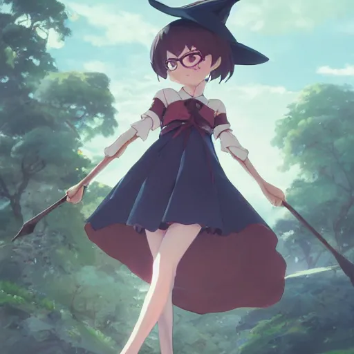 Prompt: full body character concept art, anime key visual of a little witch with big googles, delicate features finely detailed perfect face, gapmoe yandere grimdark, trending on pixiv fanbox, painted by greg rutkowski makoto shinkai takashi takeuchi studio ghibli