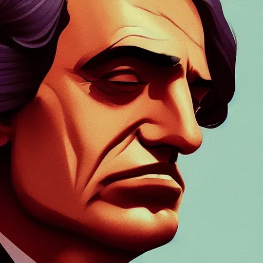 Image similar to face icon stylized minimalist the godfather, loftis, cory behance hd by jesper ejsing, by rhads, makoto shinkai and lois van baarle, ilya kuvshinov, rossdraws global illumination