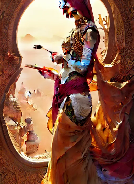 Prompt: a young arabian lady smoking herbs at a desert spice market, shiny, fantasy, intricate, elegant, hyper detailed, ultra definition, photoreal, artstation, unreal engine rendered, concept art, smooth, sharp focus, illustration, art by artgerm and greg rutkowski and alphonse mucha and garis edelweiss