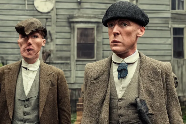 Prompt: SpongeBob in Peaky Blinders