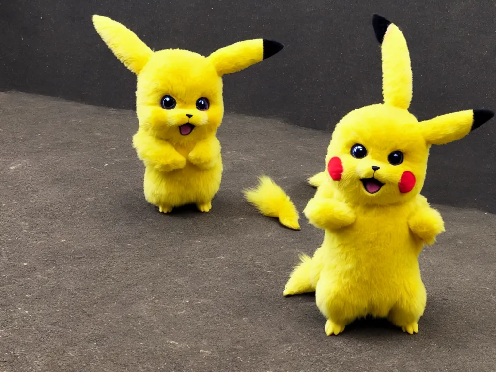 Prompt: furry Pikachu in real life, 8k resolution, ultrarealistic