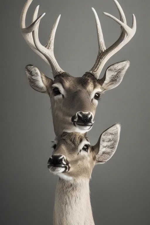 Prompt: an esoteric deer, studio lighting