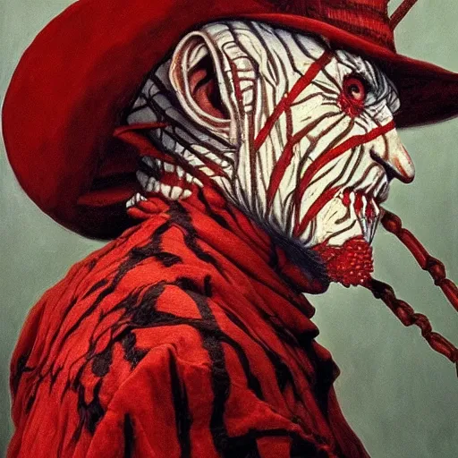 Prompt: freddy krueger renaissance painting, hyper detailed