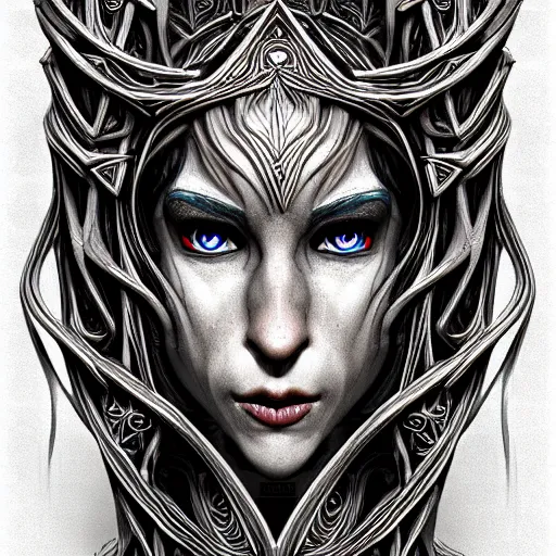 Image similar to digital art, centered elven ,intricate, veins, by uderzo , ultradetailed, charachter design, concept art, trending on artstation,