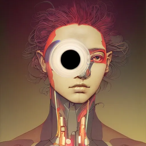 Image similar to citizen portrait soft light painted by james jean and katsuhiro otomo and erik jones, inspired by ghost in the shell anime, smooth face feature, intricate oil painting, high detail illustration, sharp high detail, manga and anime 1 9 9 9