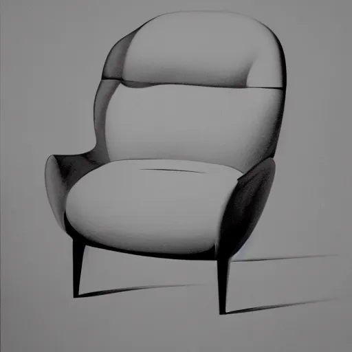 Image similar to danny devito gifting you a modern 6 0 s style designed chair, eggshell color, renaissance still life painting, masterpiece, realistic light and shadow, trending on artstation, highly detailed, photorealism