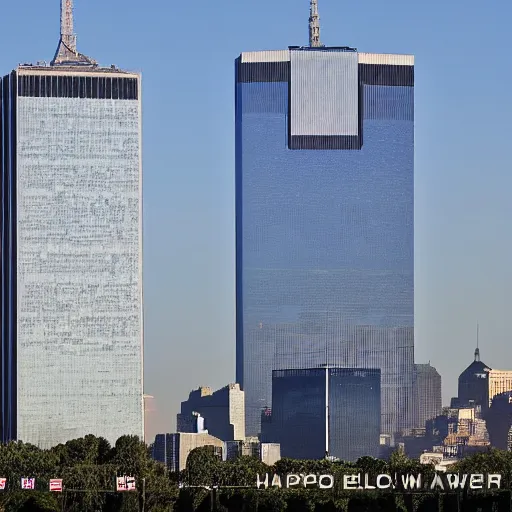 Image similar to happy 9 1 1 towers