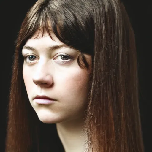 Prompt: a masterpiece portrait photo of a beautiful young woman who looks like a native american mary elizabeth winstead, symmetrical face