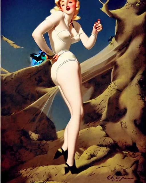 Image similar to Weiss Schnee by Gil Elvgren