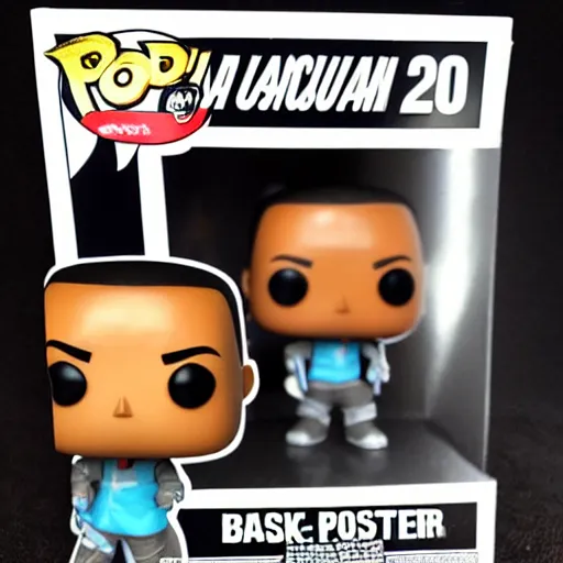 Image similar to funko pop of isaac foster