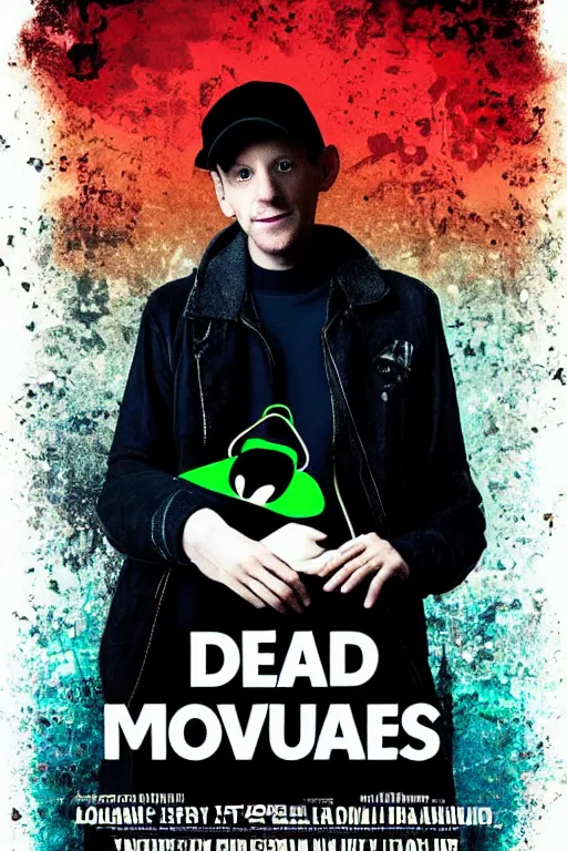 Image similar to a movie poster featuring Deadmau5