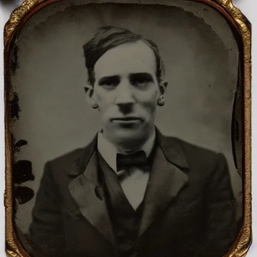 Image similar to tintype photo of a muppet