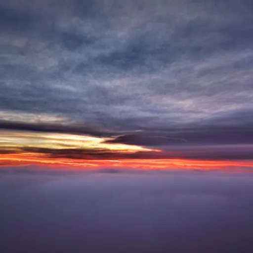 Image similar to cloudy sky dawn, realistic, above the sky