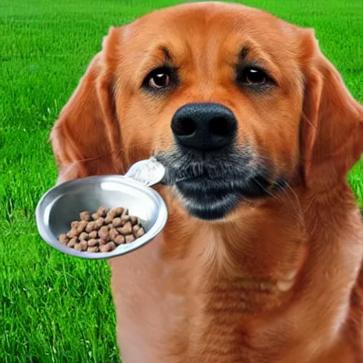 Image similar to dog food if humans were the pets