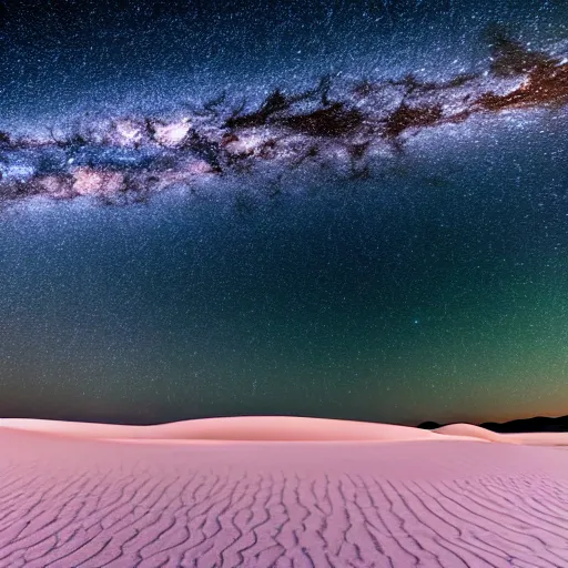 Image similar to milky way over the white sands national park in new mexico, united states