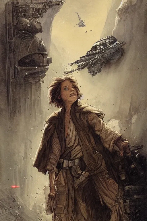 Image similar to star wars, by jean - baptiste monge