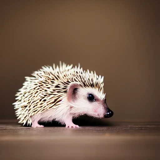 Image similar to baby hedgehog in a teacup, photography, bokeh, minimalistic, 8 k