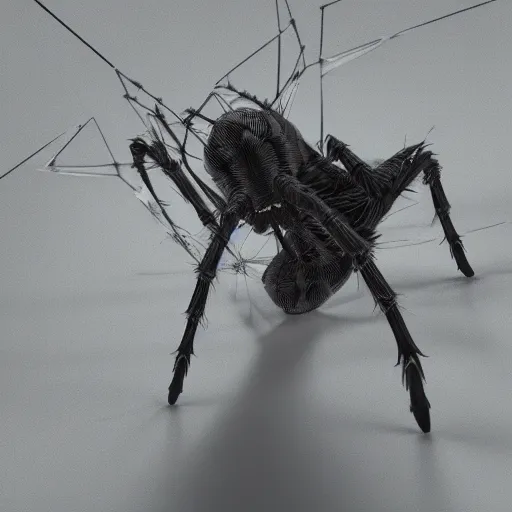 Image similar to caught with a 8 legged cat, hyper detailed, octane render, trending at gitmo, 8 k.