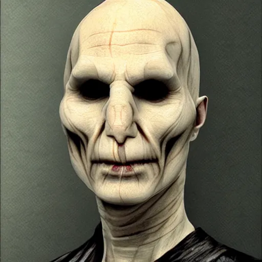 Prompt: voldemort in silent hill
