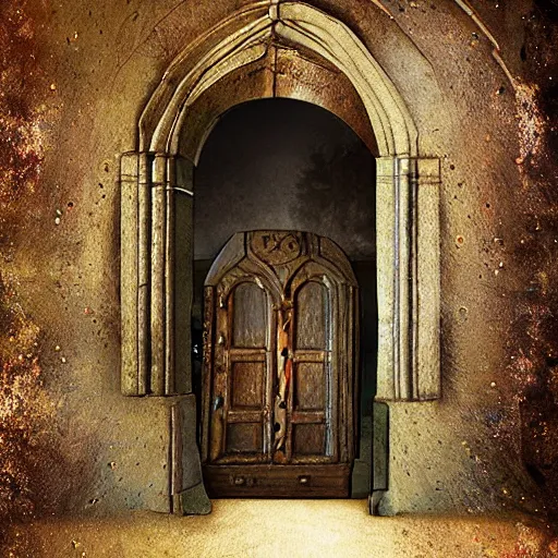 Prompt: a magical doorway to the eternal