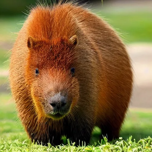 Image similar to a gummy bear but it ’ s a capybara instead of a bear