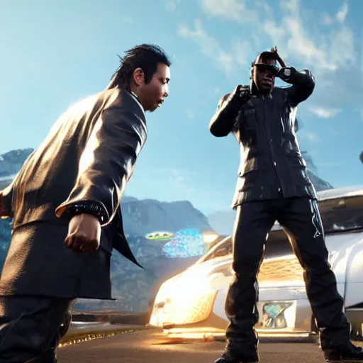 Image similar to Puff Daddy in Final Fantasy XV