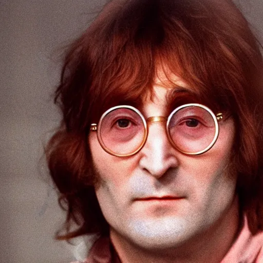 Image similar to john lennon on a cooking show, hd, 4 k, hyper realistic, intricate detail