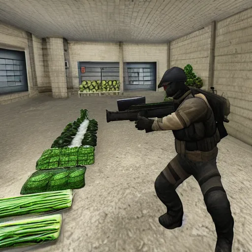 Image similar to counter strike greengrocer