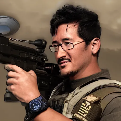 Prompt: markiplier as a us navy seal, cinematic lighting, photorealistic