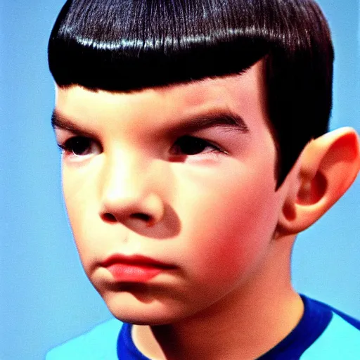 Prompt: young spock